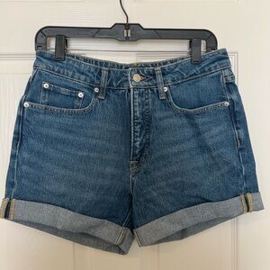 Free Assembly Women’s Denim Cuffed Shorts Size 10